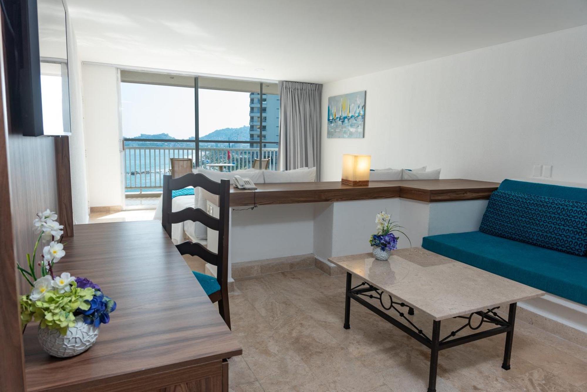 Ritz Acapulco All Inclusive Exteriér fotografie A typical room at the hotel